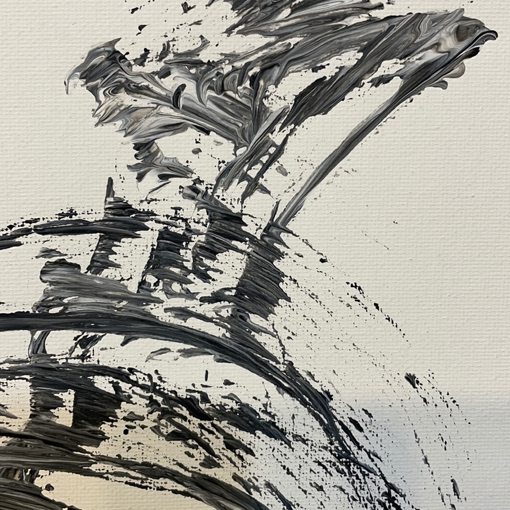 8x10 acrylic abstract Canvas paint